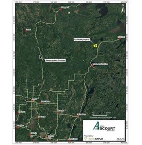 Property location and claims map