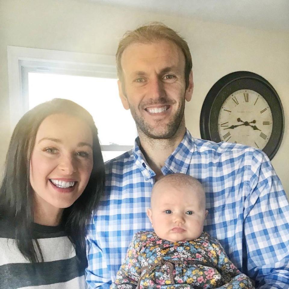 Jamie Otis and Doug Hehner with daughter Henley