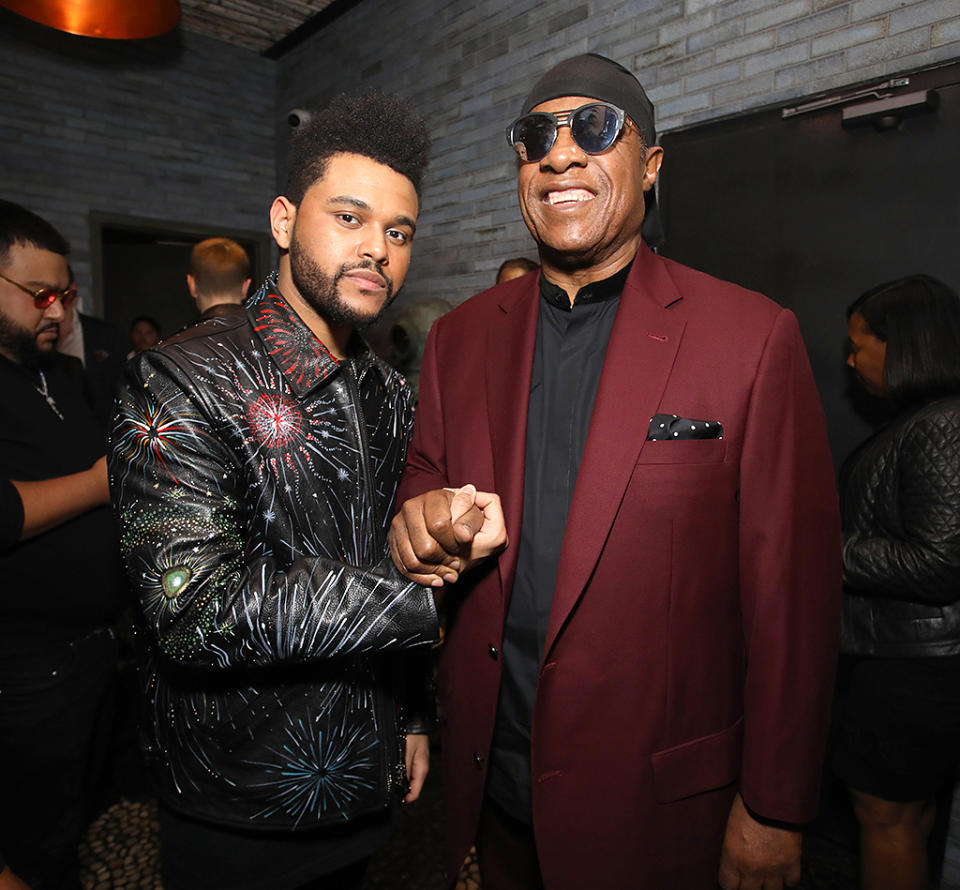 The Weeknd and Stevie Wonder