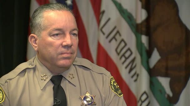 PHOTO: Los Angeles County Sheriff Alex Villanueva speaks with ABC station KABC, October, 2022. (KABC)