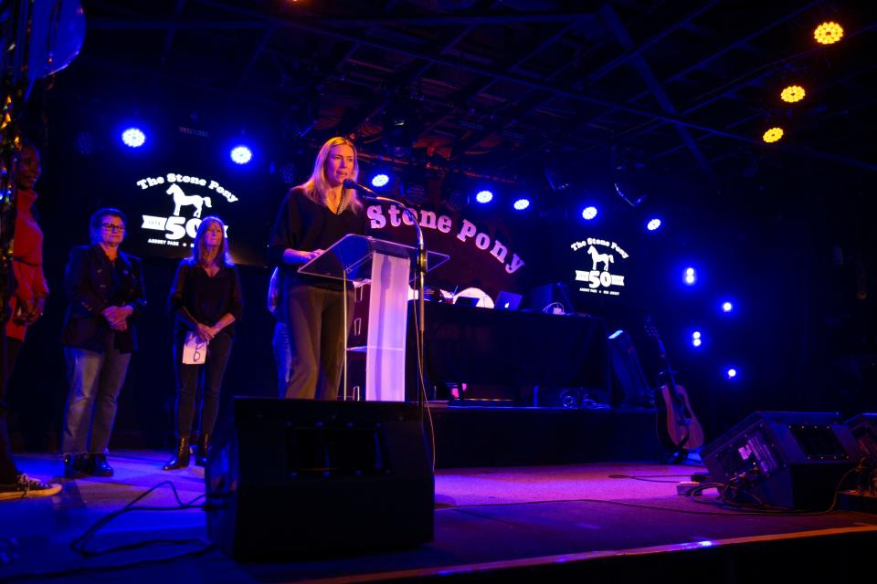 City officials declared Feb. 8 Stone Pony Day in Asbury Park Thursday during a celebration of the club's 50th anniversary.
