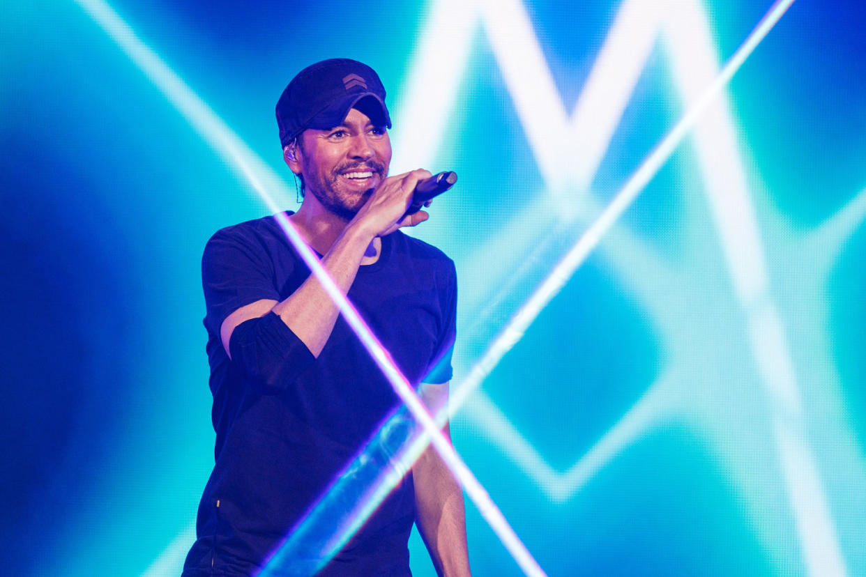 Enrique Iglesias performs during 