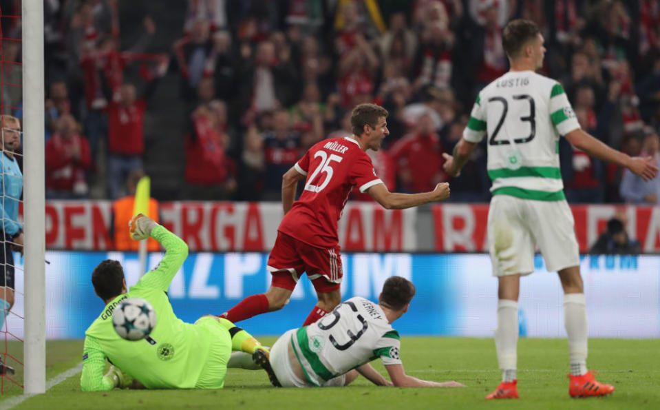 Thomas Müller brachte die Bayern 1:0 in Führung