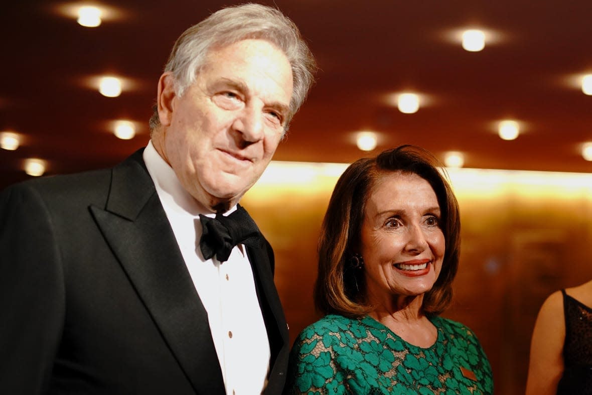 Paul Pelosi and Nancy Pelosi attend the TIME 100 Gala 2019 Cocktails at Jazz at Lincoln Center on April 23, 2019 in New York City. (Photo by Jemal Countess/Getty Images for TIME)