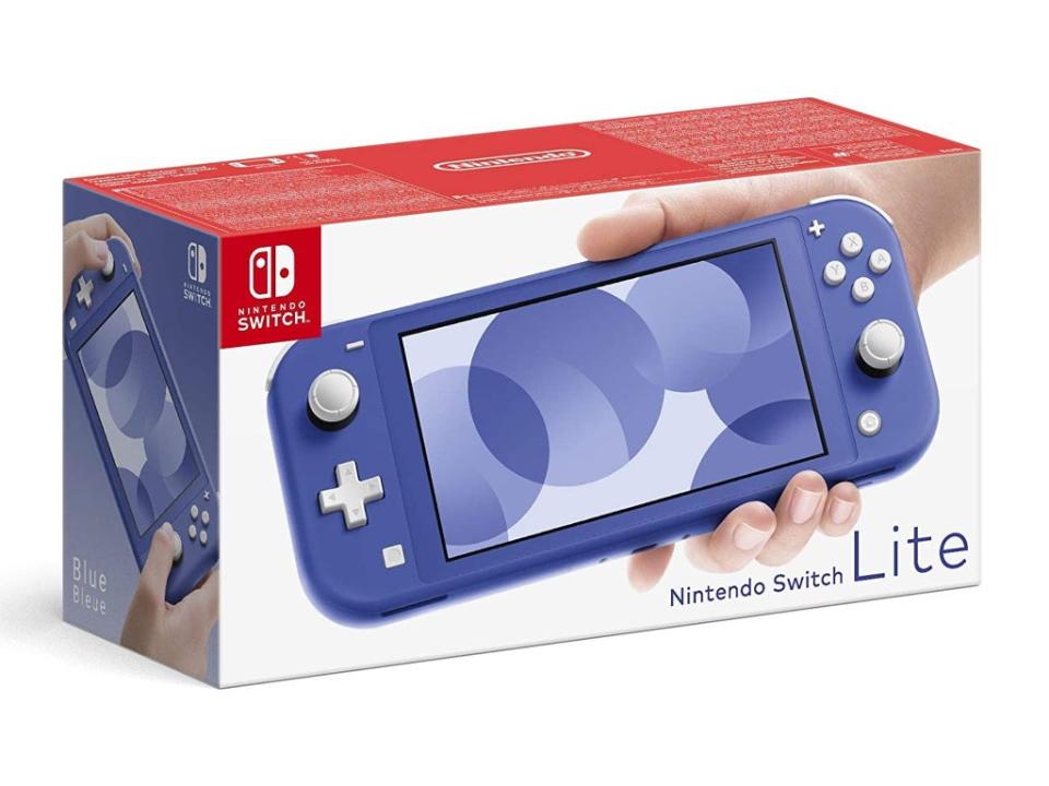 Nintendo Switch lite, blue: Was £199.99, now £179.99, Amazon.co.uk (Amazon)