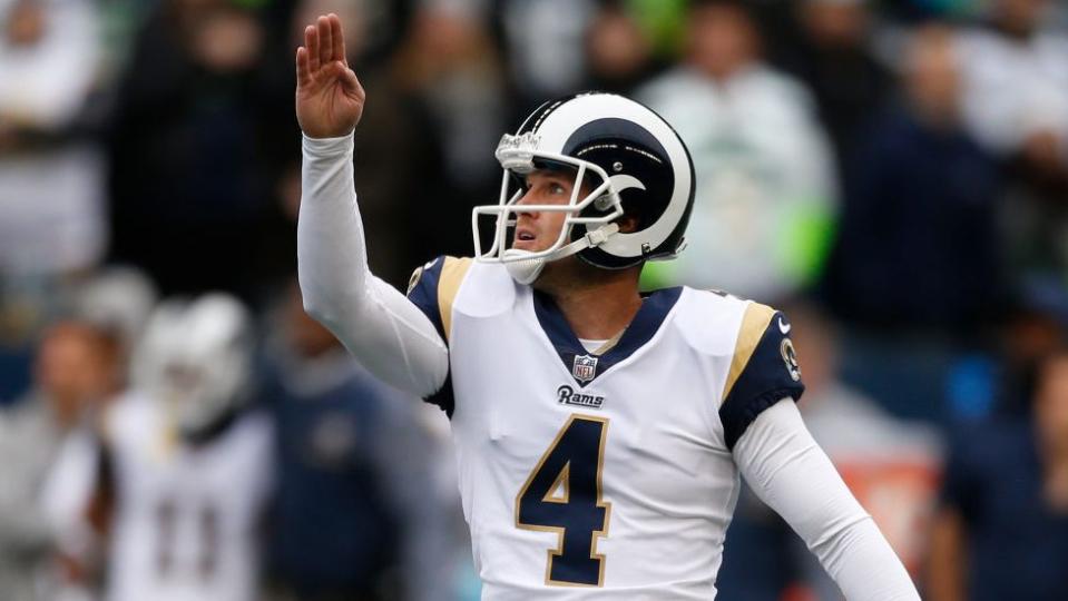 Greg Zuerlein is out for the year. (Getty)