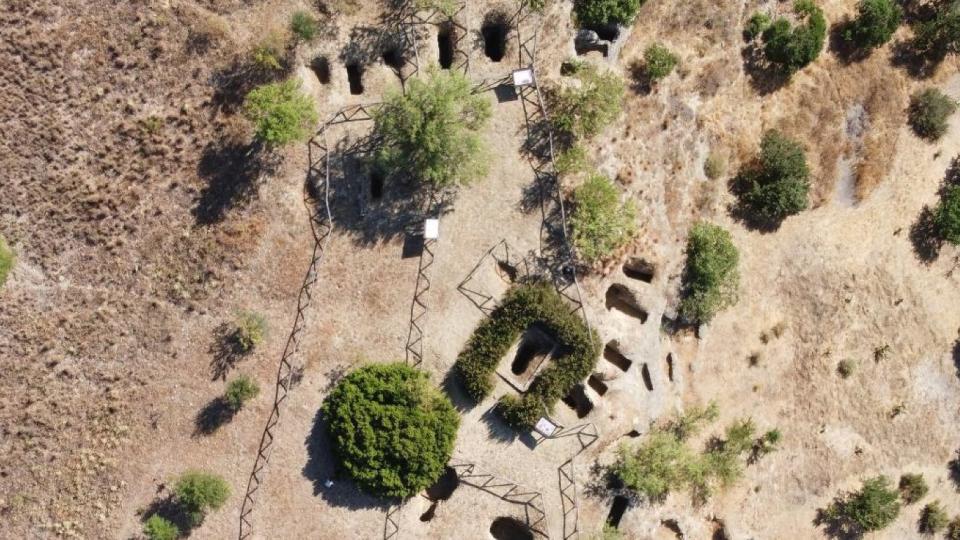 The tomb is one of more than 120 Punic tombs at the Monte Luna necropolis in southern Sardinia, which was established after the sixth century B.C. and was used until the second century B.C.