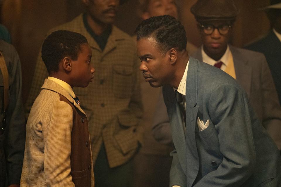 Rodney Jones and Chris Rock in a scene from Season 4 of FX's anthology series "Fargo."