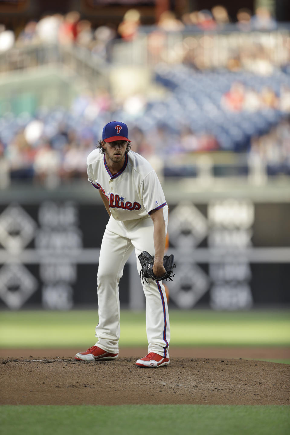 Philadelphia Phillies’ Aaron Nola (AP Photo/Matt Slocum)