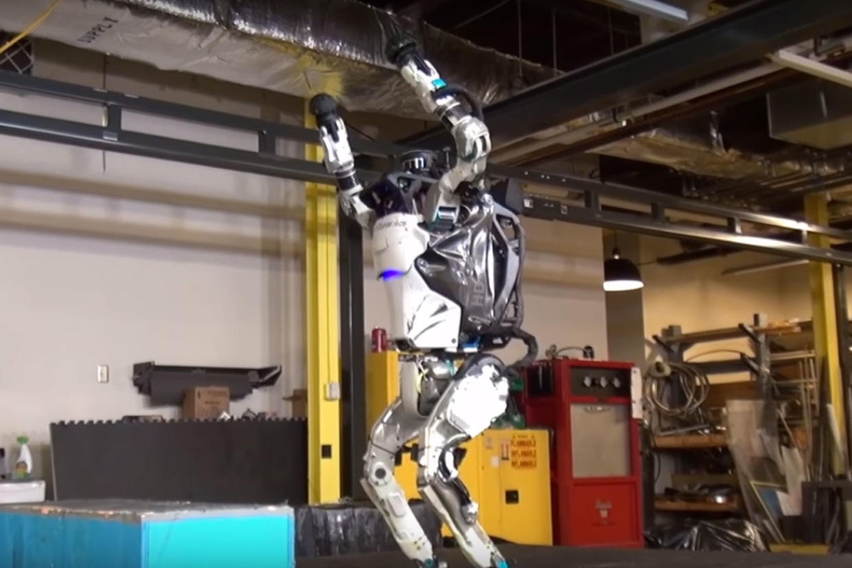 Triumphant: the Atlas robot by Boston Dynamics can land a backflip: Boston Dynamics