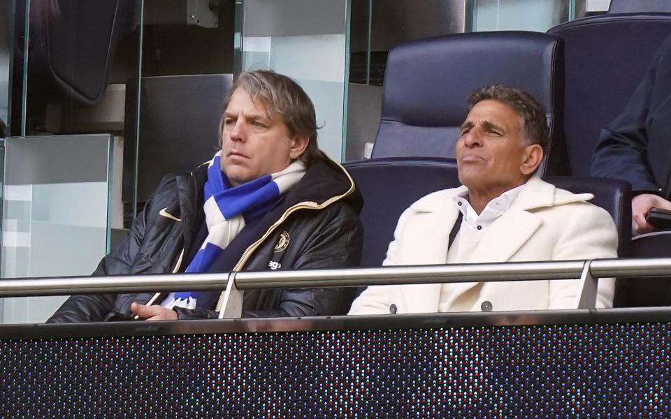 Todd Boehly in the stands at Tottenham - Graham Potter faces ‘make or break’ games despite backing from Chelsea owners - PA/Mike Egerton