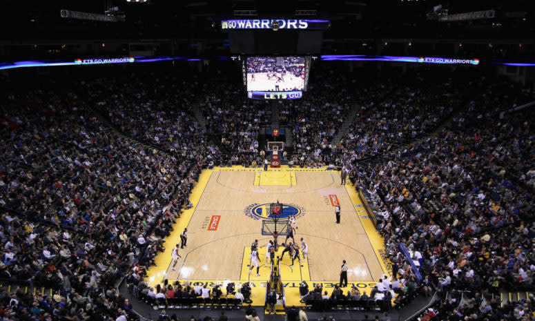 A general view of the Golden State arena.