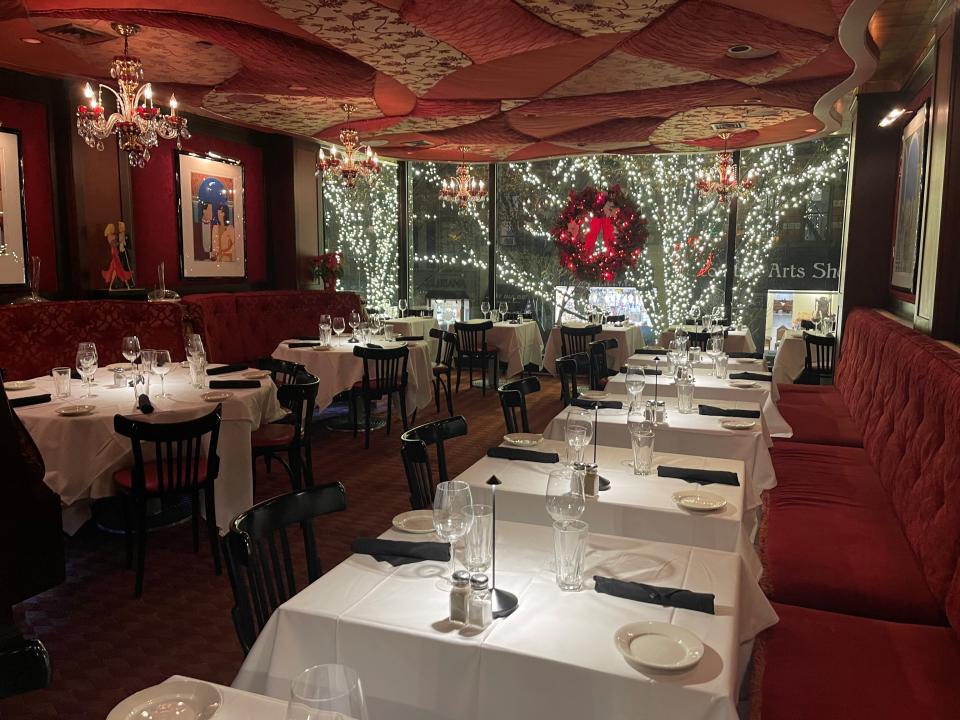 Club A Steakhouse, on East 58th Street in Manhattan, was chosen by OpenTable as one of the "most romantic restaurants in the U.S."