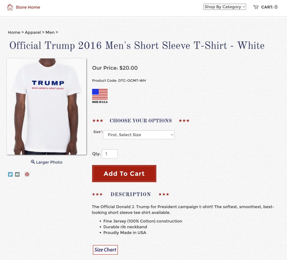 Trump t-shirt