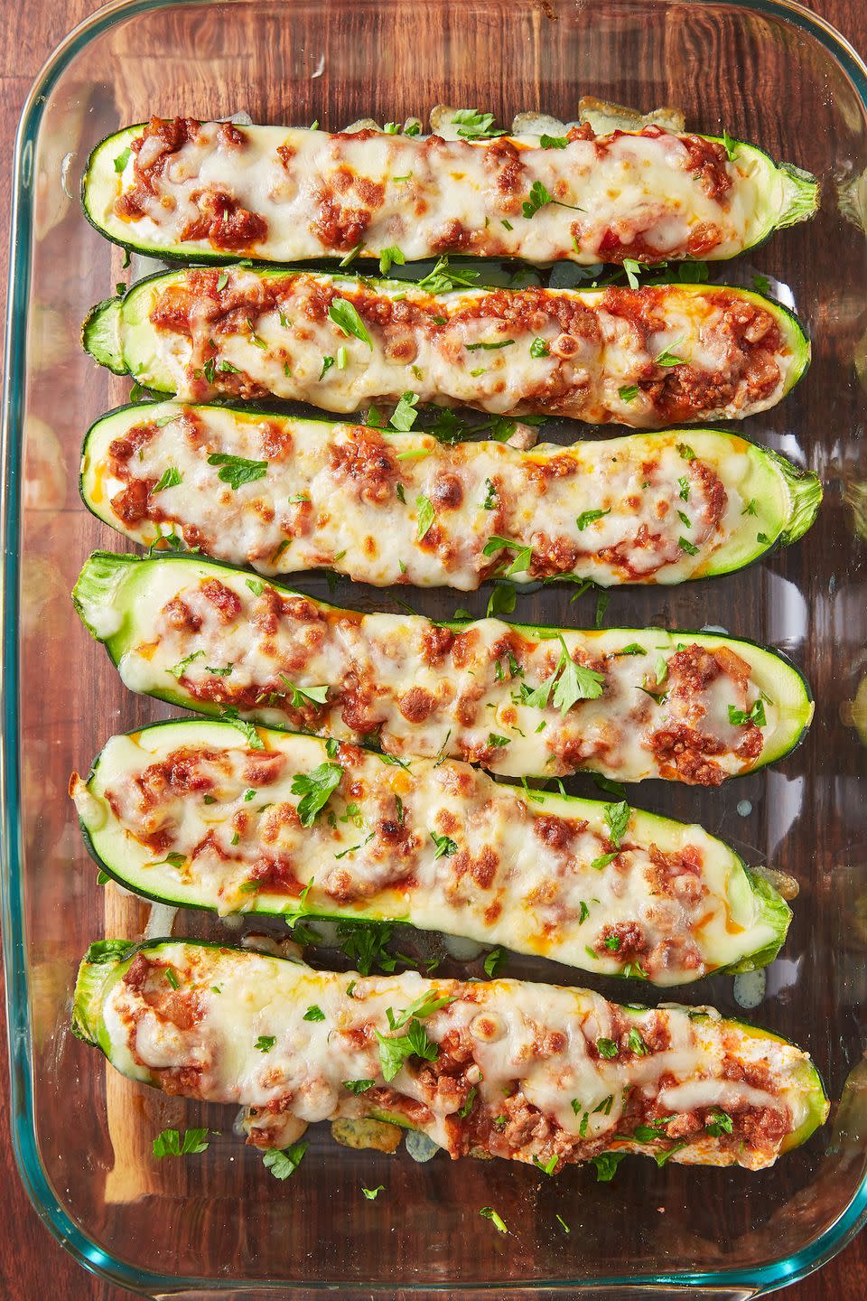 lasagna stuffed zucchini delishcom