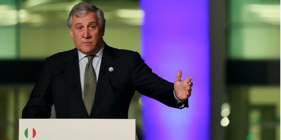 Italian Foreign Minister Antonio Tajani