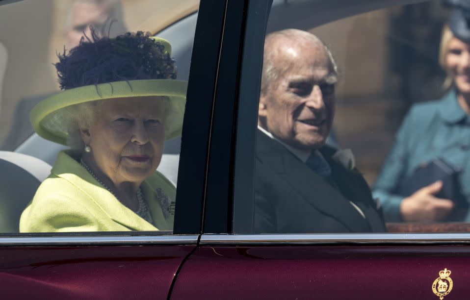 Die Queen und Philip werden Weihnachten in Windsor Castle verbringen. Foto: AP