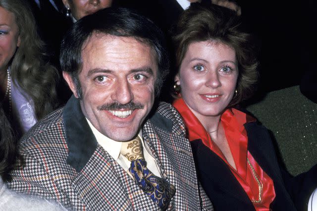 <p>Ron Galella/Ron Galella Collection/Getty </p> John Astin and Patty Duke during "Hedda Gabler" Los Angeles Premiere.