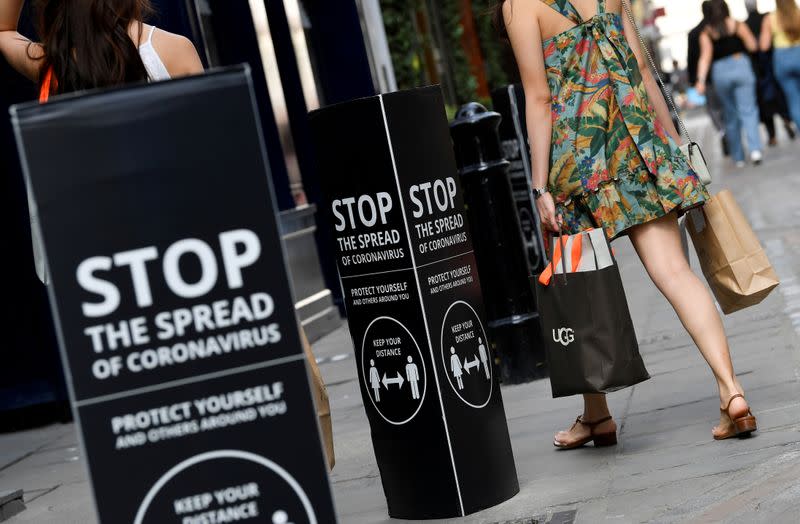 FILE PHOTO: The spread of the coronavirus disease (COVID-19), in London