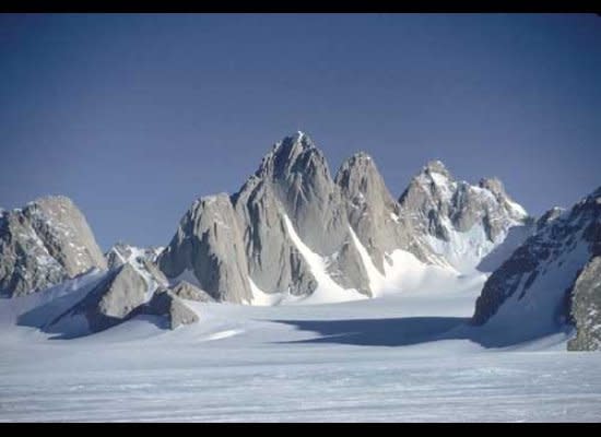 The Spectre, central spire of the Organ Pipe Peaks, fantasy of mountain, fastness beyond reach.