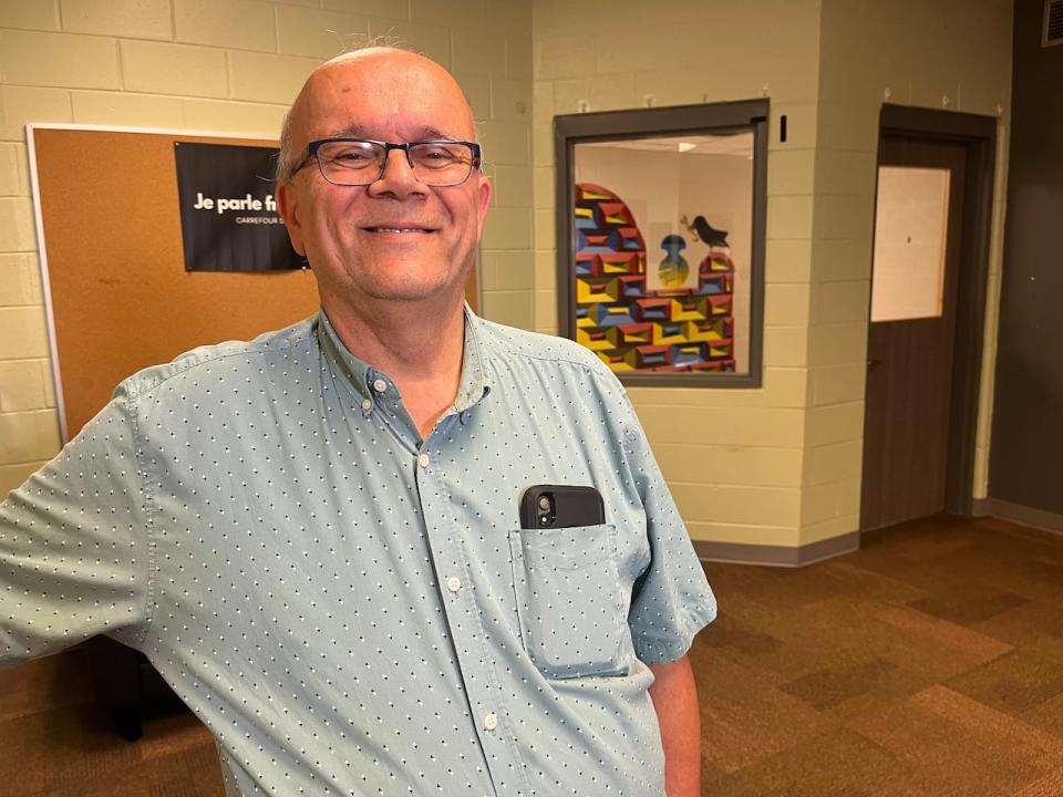 Émile Gallant is the general manager of the Carrefour de l'Isle-Saint-Jean, a French community centre in Charlottetown.