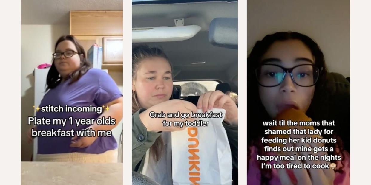 Moms feeding kids donuts in defense of 'donut mom'