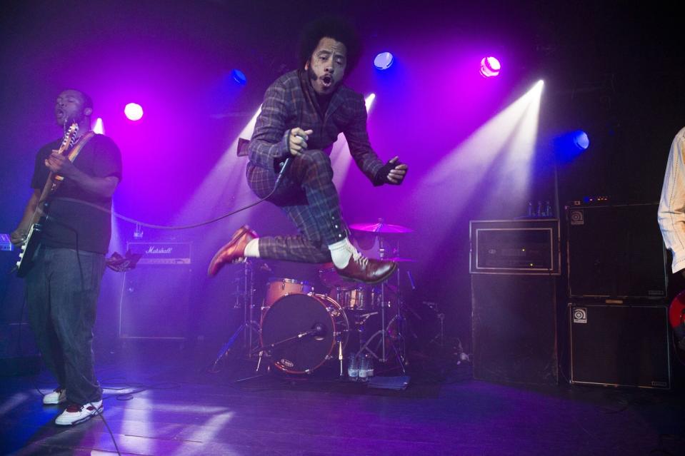 barcelona, spain may 14 boots riley of the coup performs on stage at sala apolo on may 14, 2014 in barcelona, spain photo by jordi vidalredferns via getty images