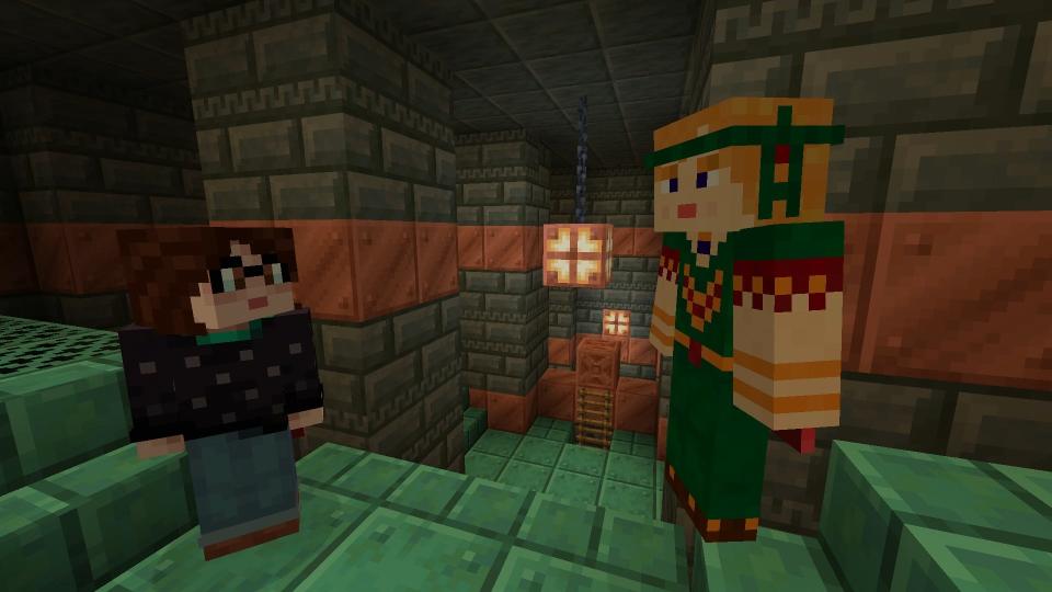 Image of Minecraft 1.21's Trial Chambers and copper bulbs.