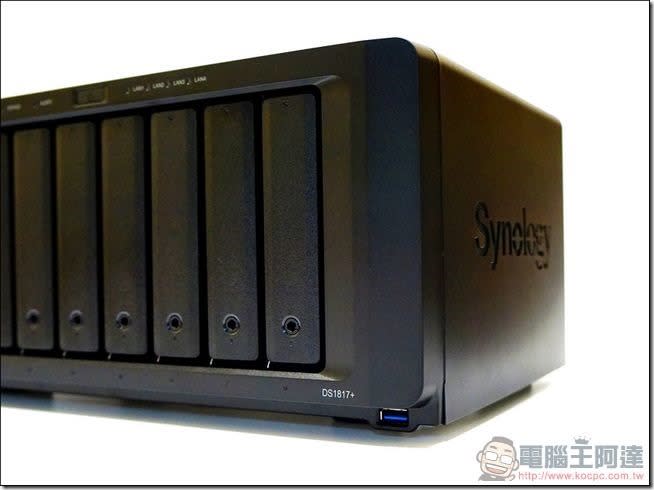 Synology DS1817+ 開箱 、評測 可安裝八顆硬碟、擴充性佳的中小企業與專業人士最愛 NAS