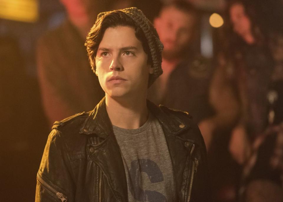 <p>Trying to remember who Cole Sprouse played on <em>Friends</em>? Duh, he played Ross’s adorable son Ben! There may be some Gen Z kids who would argue that his turn on <em>Suite Life of Zack & Cody</em> was his best gig, but he’s transformed himself so completely as Jughead Jones on <em>Riverdale,</em> that it really shows off how much he’s grown in the past two decades IMHO.</p>