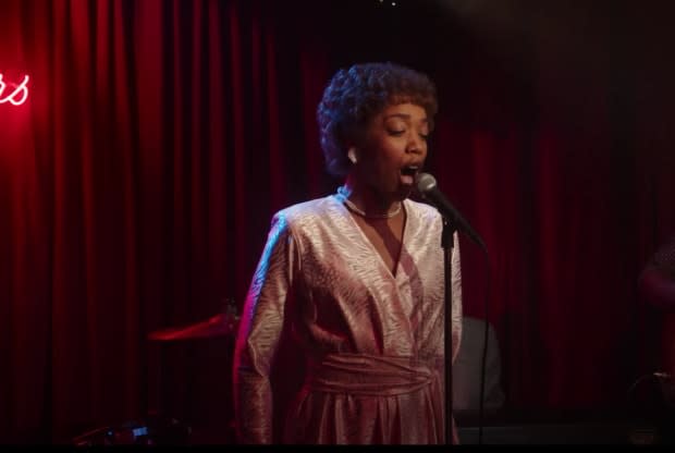 Naomi Ackie as Whitney Houston in "I Wanna Dance With Somebody"<p>Sony Pictures</p>