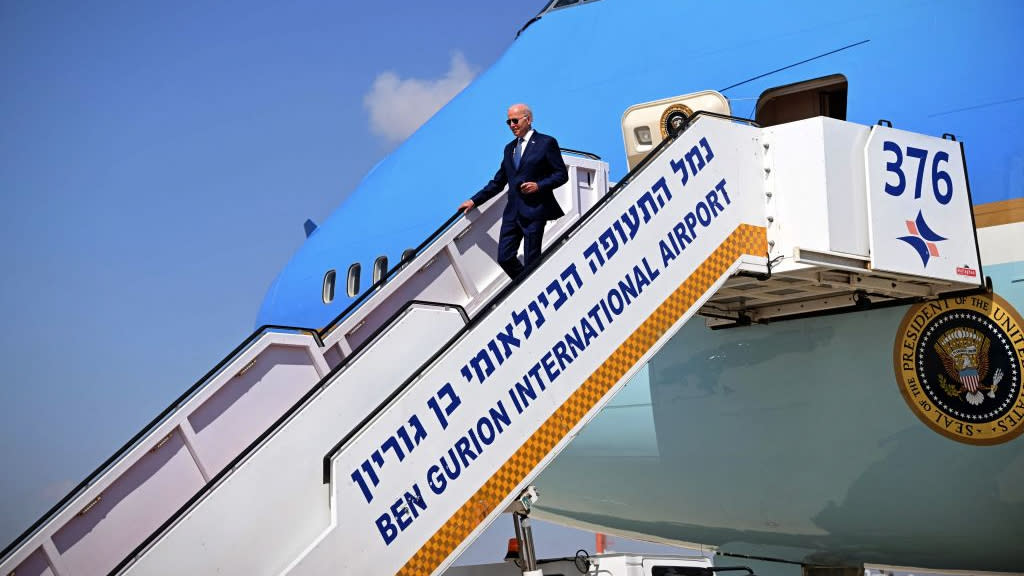  President Biden visits Israel. 