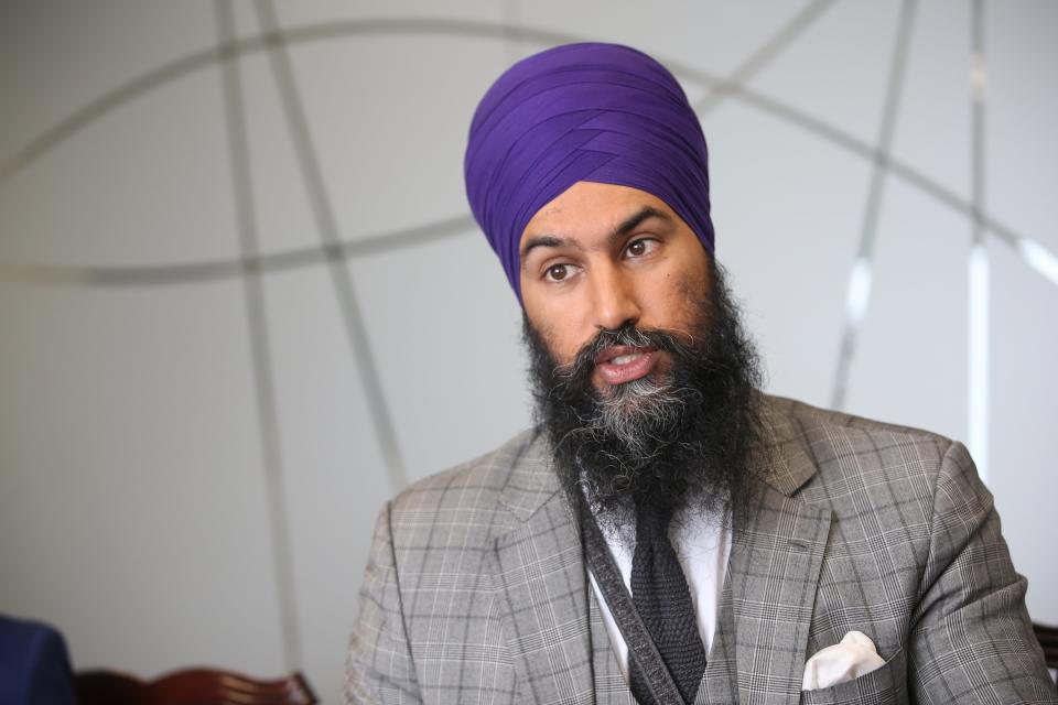 NDP leadership candidate Jagmeet Singh in Toronto on September 15, 2019.