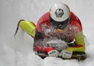 Skeleton - Pyeongchang 2018 Winter Olympics – Women's Finals - Olympic Sliding Center - Pyeongchang, South Korea – February 16, 2018 - Jacqueline Loelling of Germany in action. REUTERS/Arnd Wiegmann