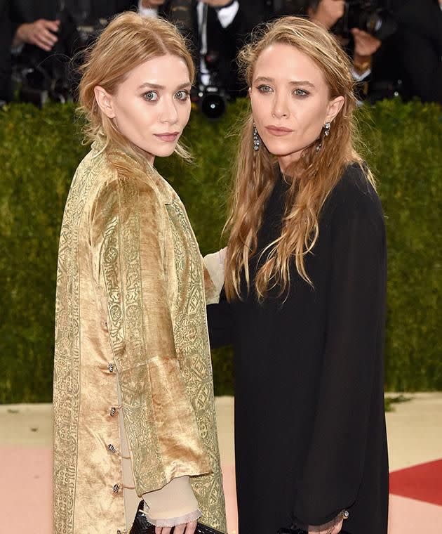 The Olsen twins arrived on the red carpet with their best 'blue steel' impressions.