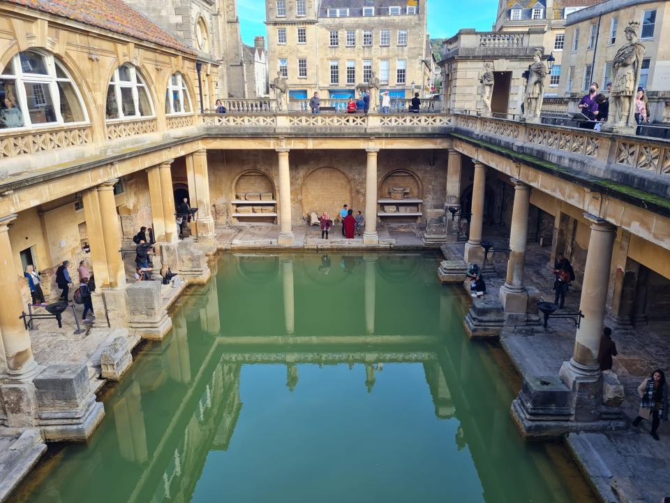 The Roman Baths in Bath, England