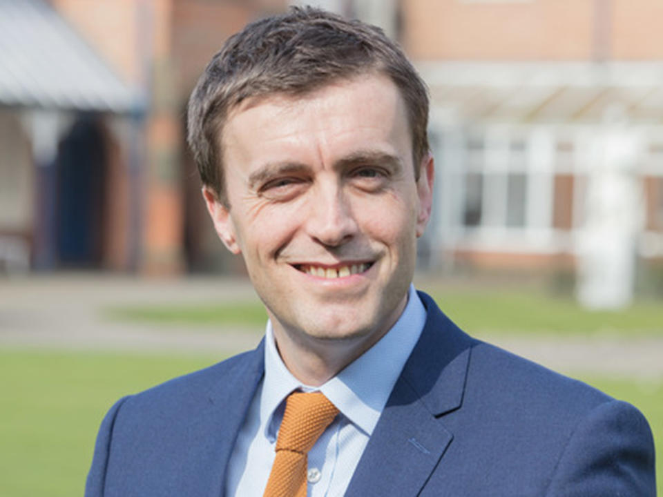 Dr Julian Murphy, head of Our Lady’s Convent School in Loughborough, says traditional school reports are too 'emotive' and often fail to be honest: Jake Hilder