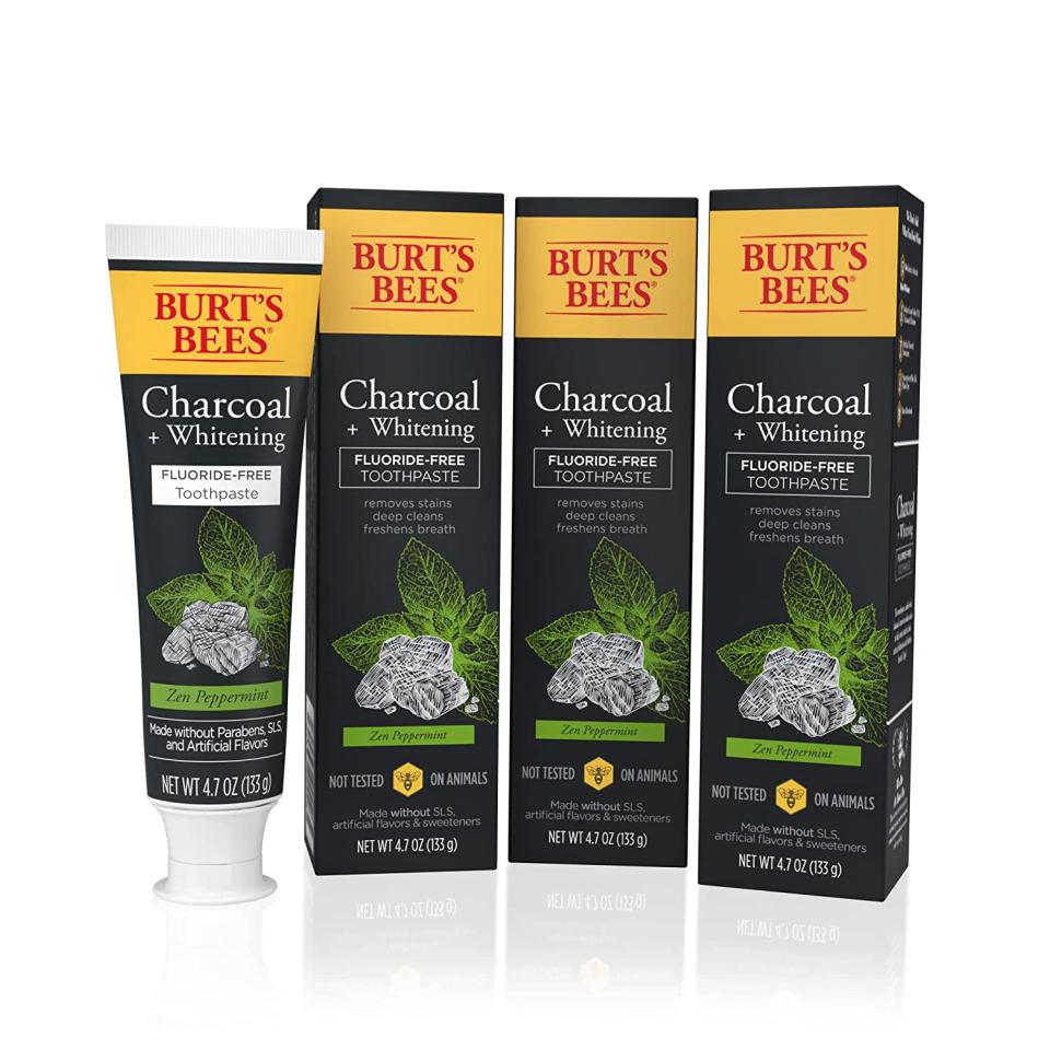 best charcoal toothpaste burts bees