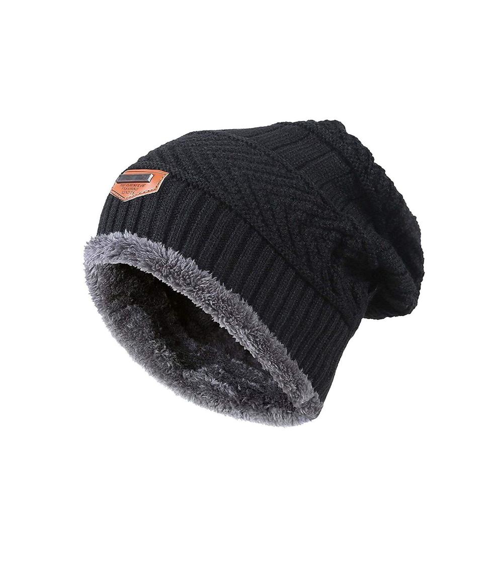 1) Slouchy Beanie Winter Hat