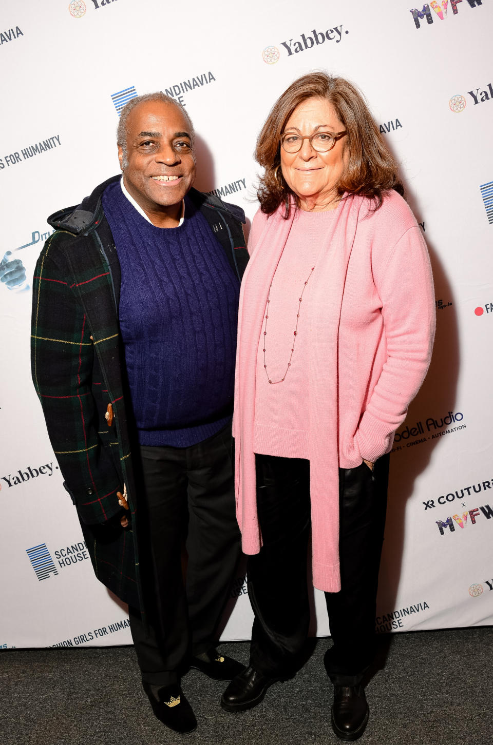 Jeffrey Banks and Fern Mallis - Credit: Hannah Turner Harts/Courtesy of BFA.com