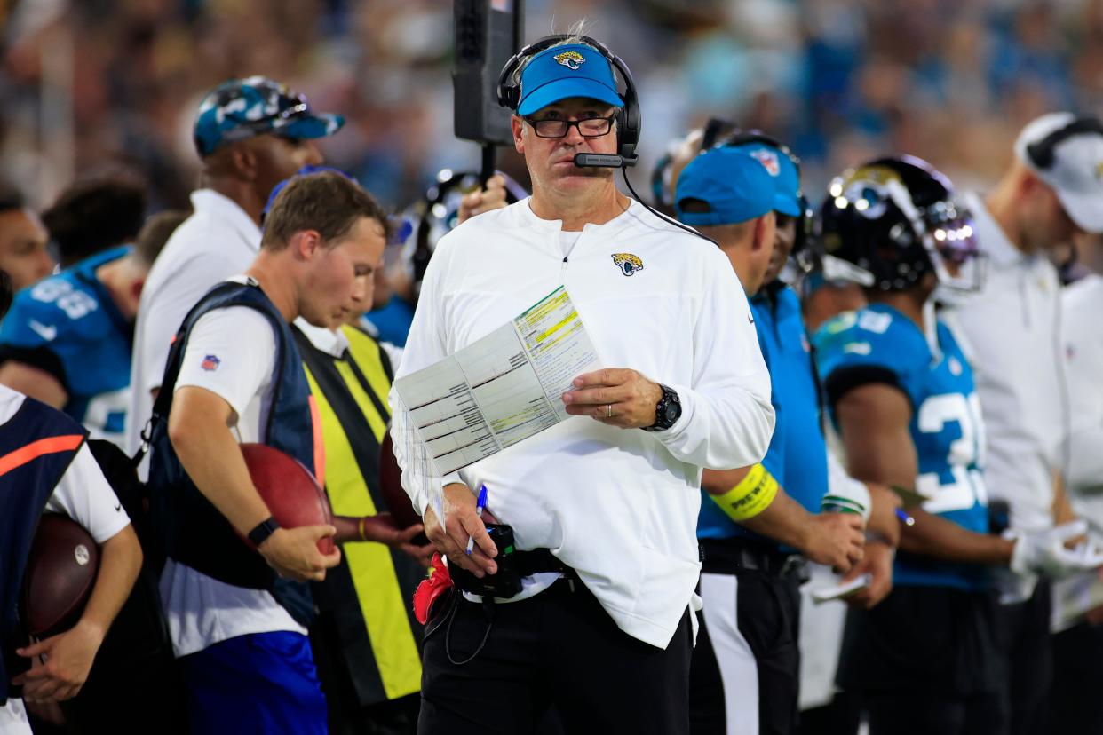 Jaguars coach Doug Pederson has overhauled the team's roster from the 2021 season, bringing in high-priced free agents on offense and drafting heavy on defense.