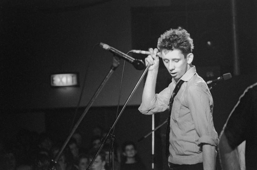 Shane MacGowan live onstage in 1988, from the documentary "Crock of Gold: A Few Rounds With Shane MacGowan."