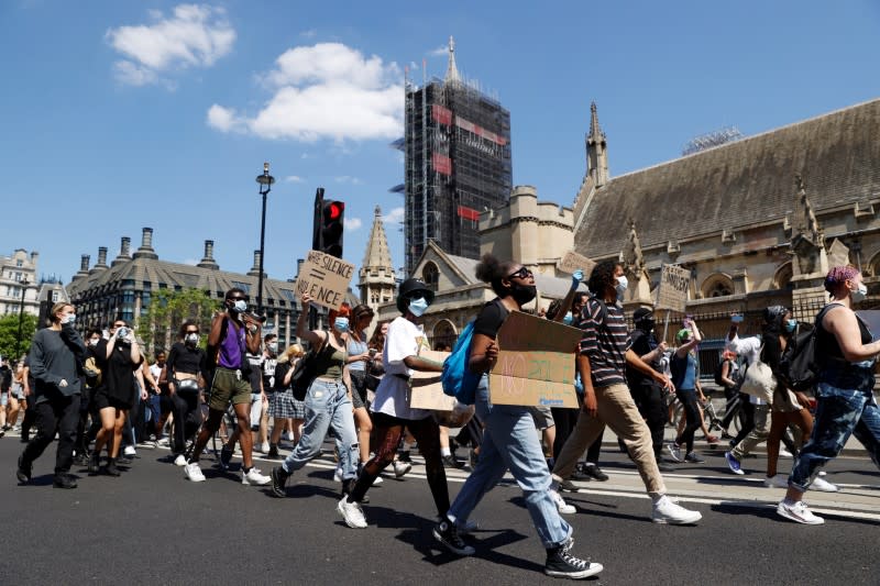 Protest against the death of George Floyd, in London