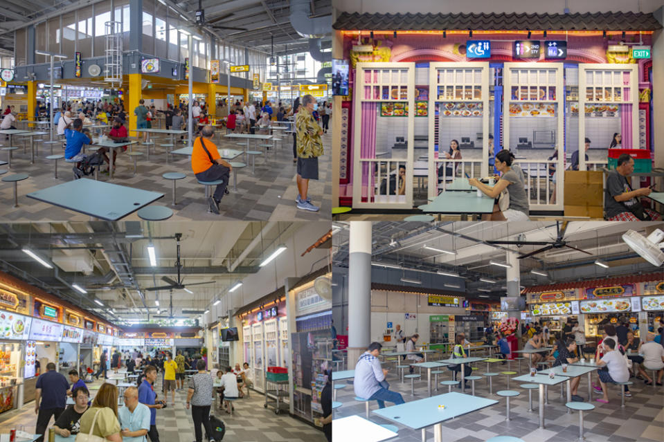 Jurong West Hawker Centre reopens - Seating
