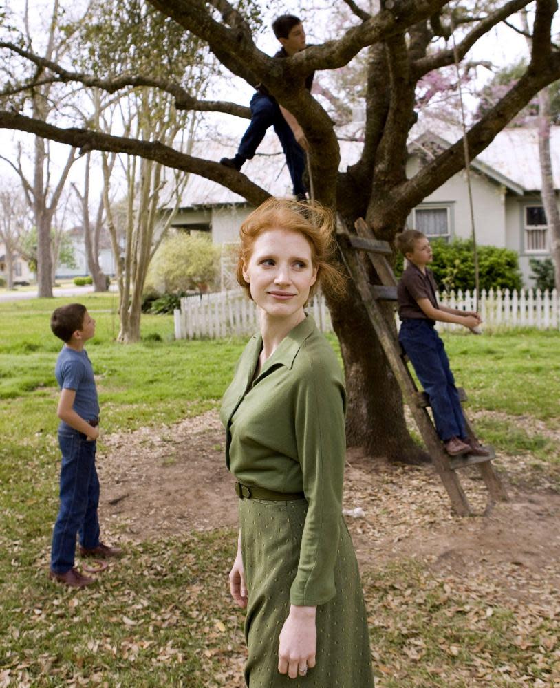 Actor Jessica Chastain in a still from the film The Tree of Life