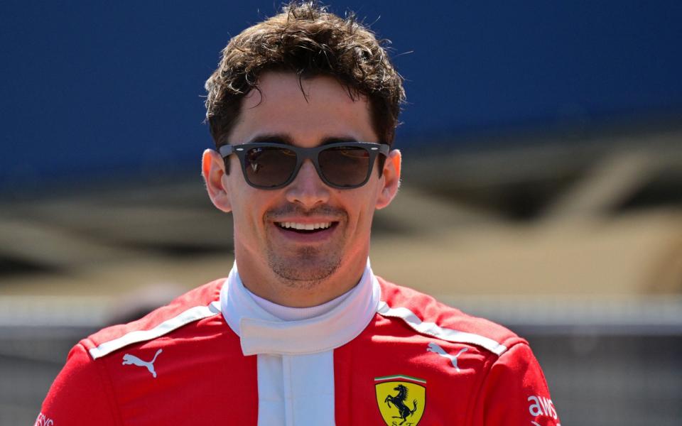  Charles Leclerc arrives for a practice session ahead of the Formula One Monaco Grand Prix at the Monaco street circuit in Monaco, on May 27, 2023 - Getty Images/Andrzej Isakovic