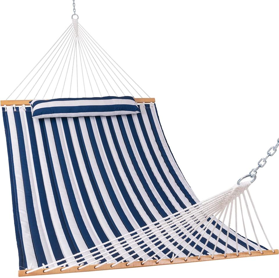 Hammock with quilted cover