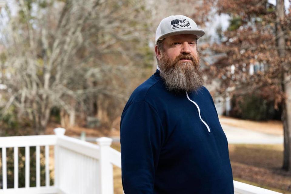 Mark Baatz speaks about his mother, Marilyn Baatz, on Wednesday, January 3, 2023. He says long wait times for an ambulance contributed to her death. Joshua Boucher/jboucher@thestate.com