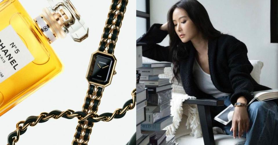 品牌創始人Coco Chanel將時尚融入腕錶設計，展現了簡約優雅的風格。 圖片來源：CHANEL、孫芸芸IG