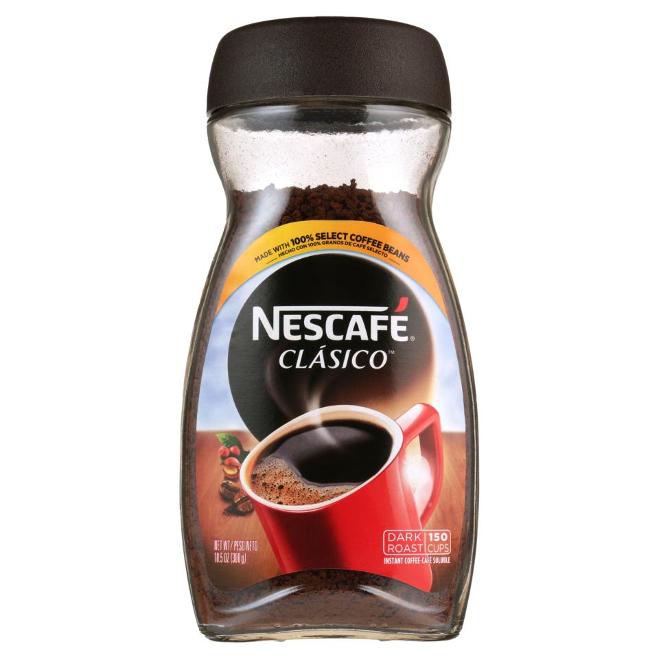 2) Nescafé Clásico Dark Roast Instant Coffee